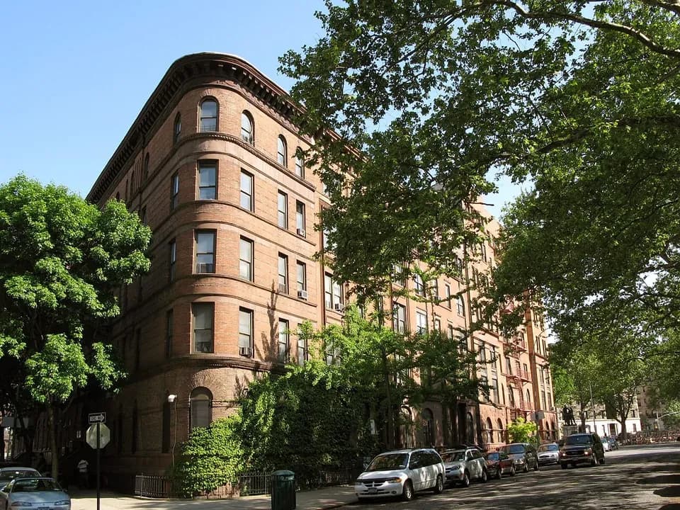 Harlem cityscape and surrounding landscape